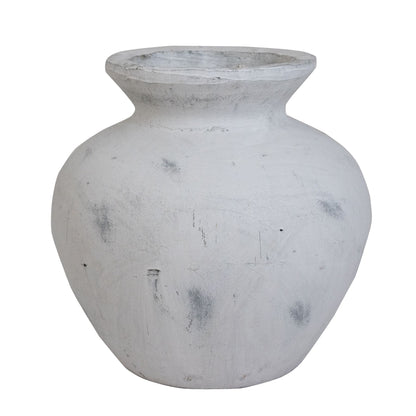 Darcy Antique White Vase