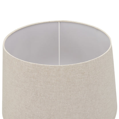 Delaney Natural Wash Urn Lamp With Linen Shade