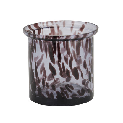 Black Dapple Candle Holder