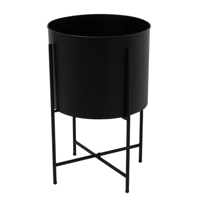 Large Matt Black Planter On Frame