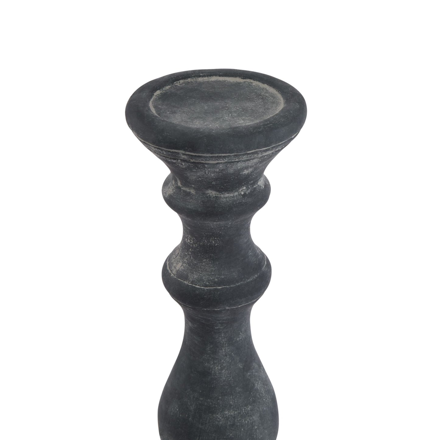 Amalfi Large Grey  Column Candle Holder