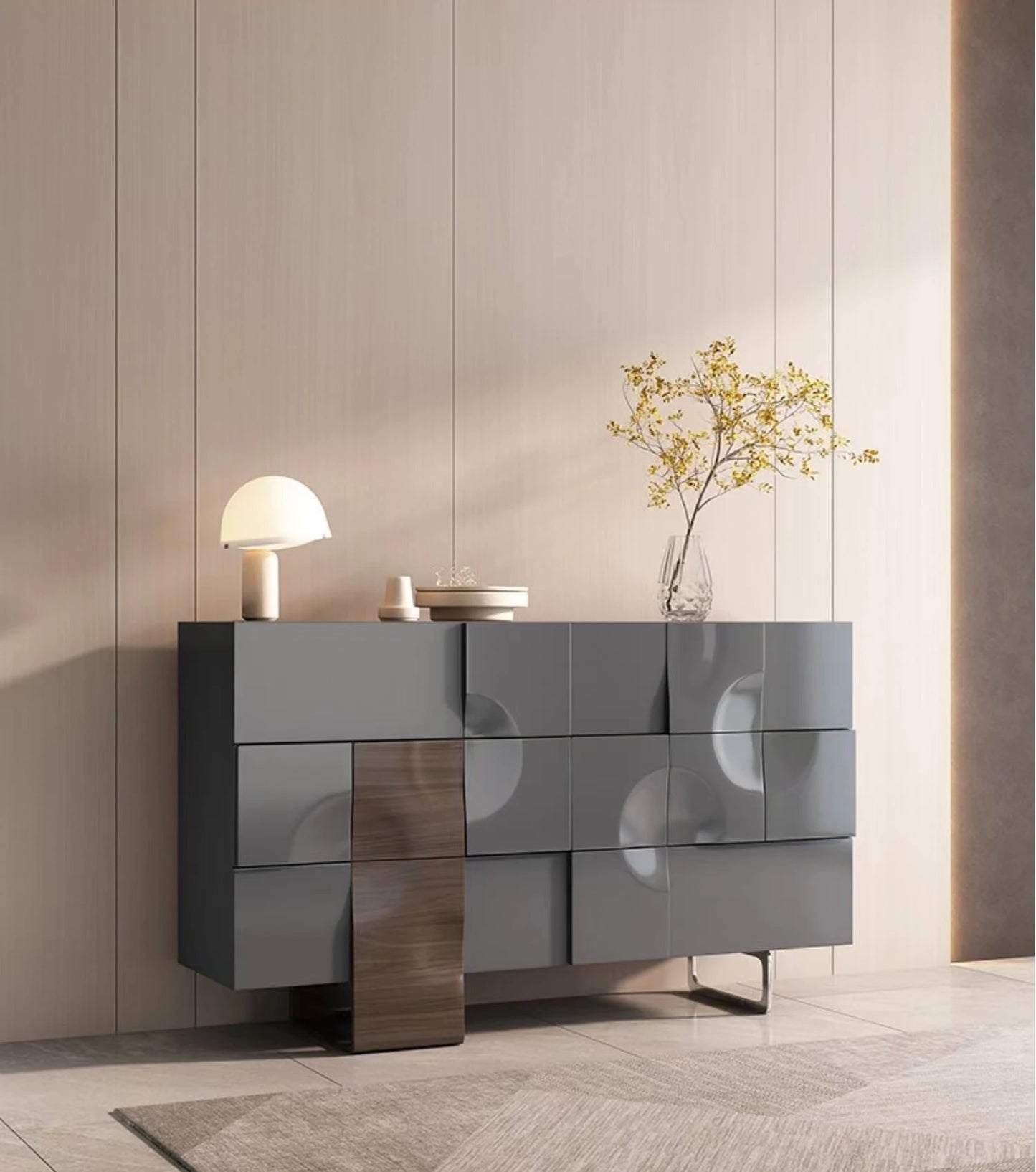 Moderno Sculptural Harmony Cabinet