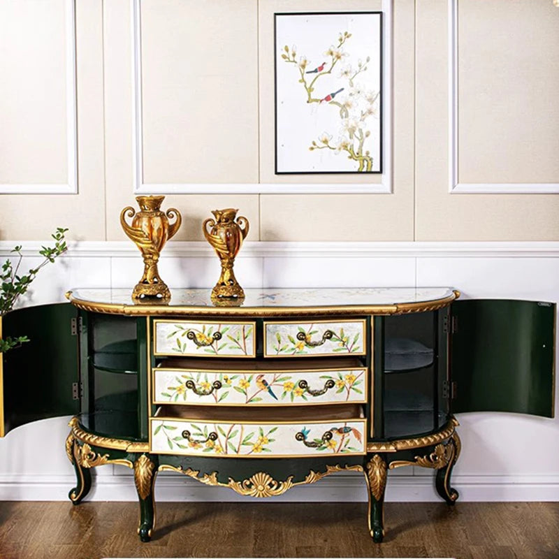 Vivienne Hand-Painted Floral Cabinet