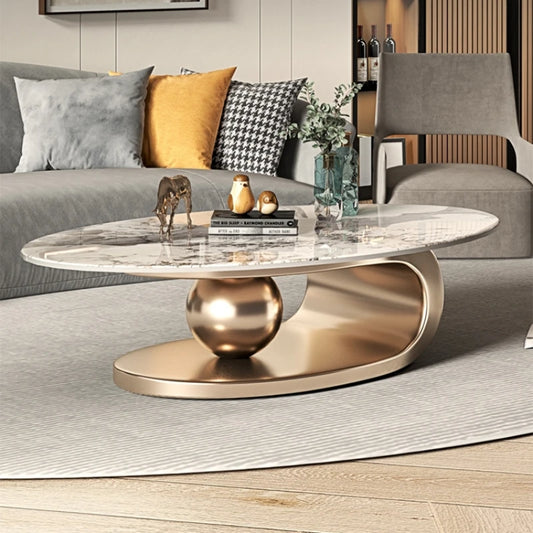 Aurora Modern Marble Coffee Table